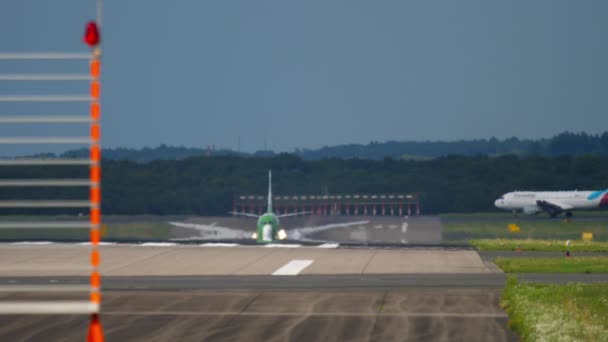 Airline Germania takes off — Stock Video