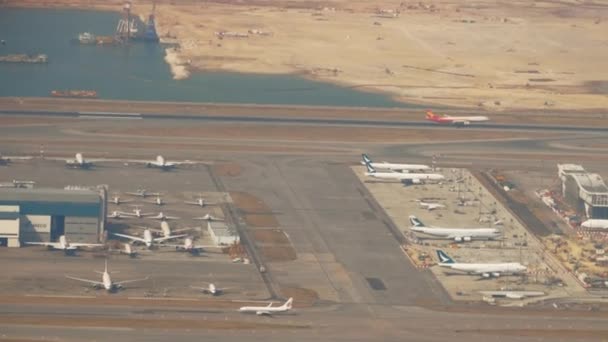 香港航空着陆 — 图库视频影像