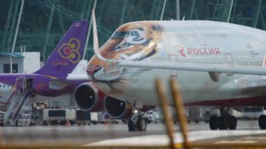 Çift katlı Boeing 747 motorları