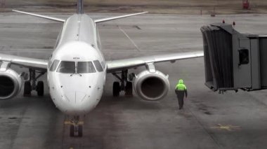 Havacılık iskelesi ve uçağı