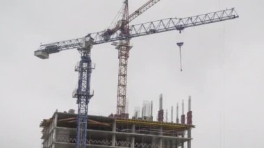 yüksek bir binanın İnşaatı