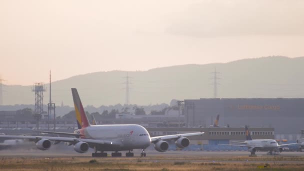 Asiana Airlines departure — ストック動画