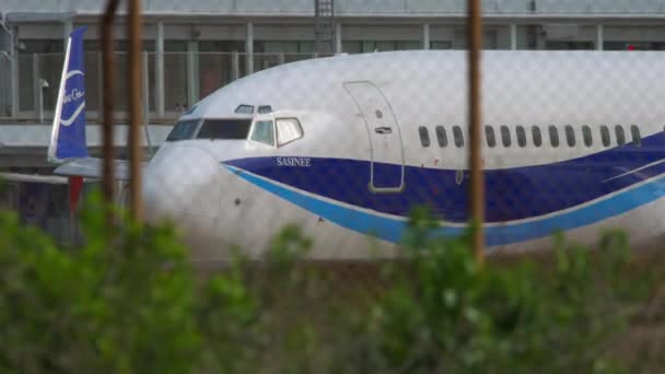 Boeing 737 Yeni Gen Havayolları — Stok video