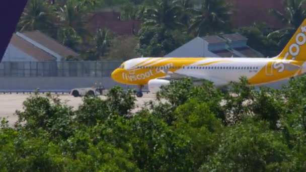 Aeródromo Phuket Aeropuerto — Vídeos de Stock