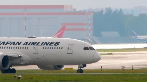 Dreamliner Japan Airlines — Vídeo de Stock