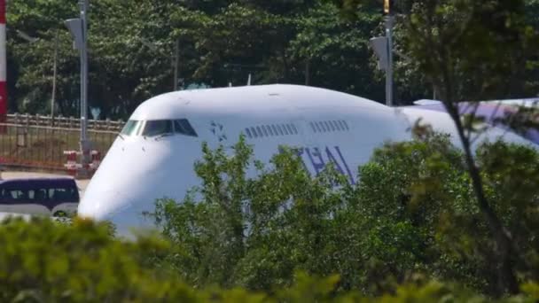 Boeing 747 Thai Airways Phuket — Vídeo de Stock