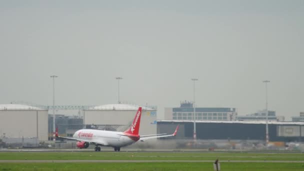 Plane of Corendon departure — Video Stock