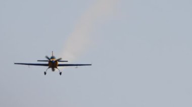 Sports plane in the blue sky