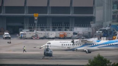 Bangkok Airways at the airport
