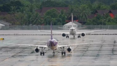 Aircraft of Thai Smile, rear view
