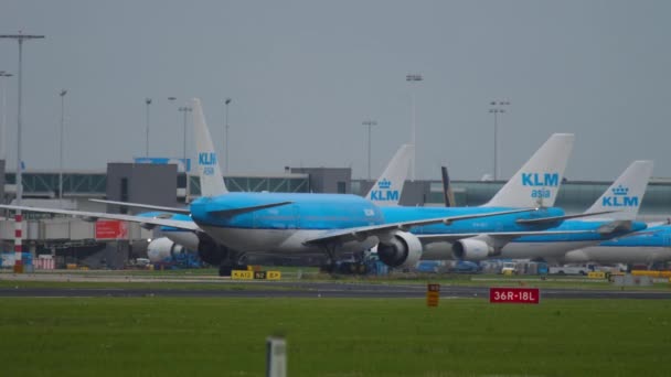 Schiphol International Airport — Stok video