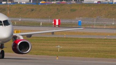 Jet plane Rossiya taxiing