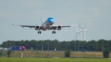 Airplane and windmills