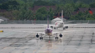 Aircraft of Thai Smile, rear view