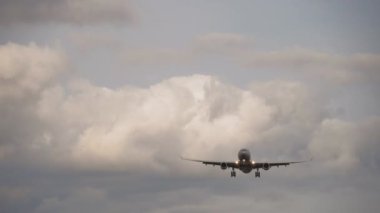 Slow motion, plane fly