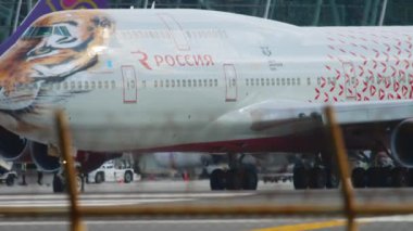 Airplane Rossiya at Phuket airport