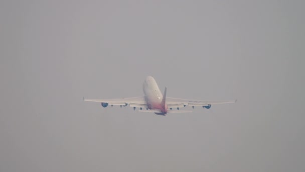போயிங் 747 ரஷ்யா புறப்படுகிறது — ஸ்டாக் வீடியோ