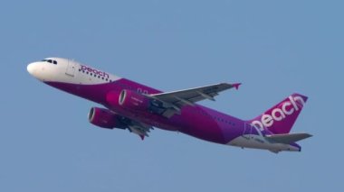 Peach Japanese airline take off