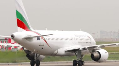 Bulgaria Air on the runway