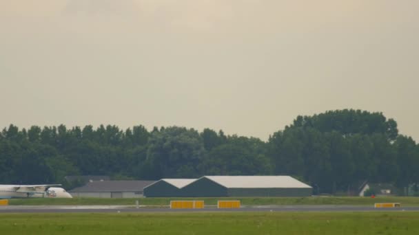 Amsterdam Netherlands July 2017 View Airfield Traffic Amsterdam Airport Airplanes — 비디오