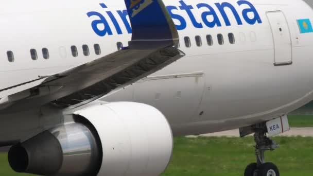 Almaty Kazakhstan May 2019 Boeing 767 Kea Air Astana Take — 비디오