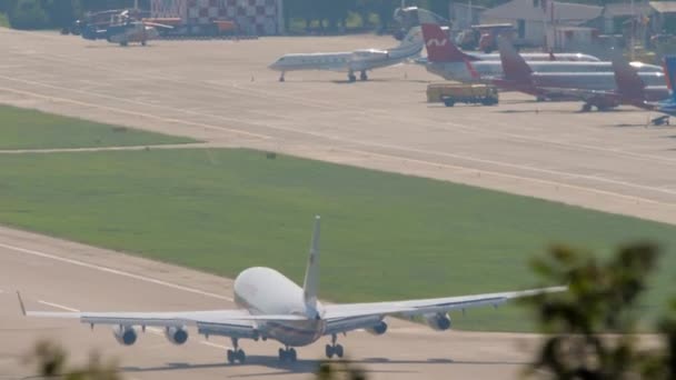 Sochi Russia July 2022 Ilyushin 300 96018 Rossiya Special Flight — Stock video