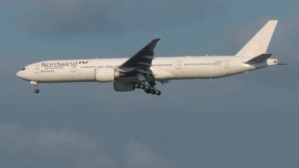 Sochi Russia July 2022 Boeing 777 2Q8Er 73347 Nordwind Airlines — Video