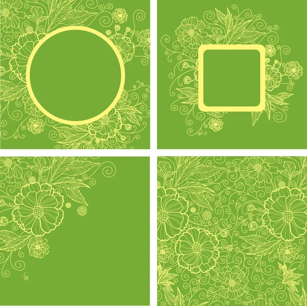 Set of frames — Stock Vector