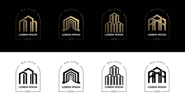 Set di logotipi vettoriali — Vettoriale Stock