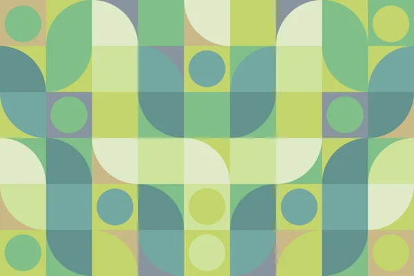 Patrón plano vectorial sin costura abstracto — Archivo Imágenes Vectoriales