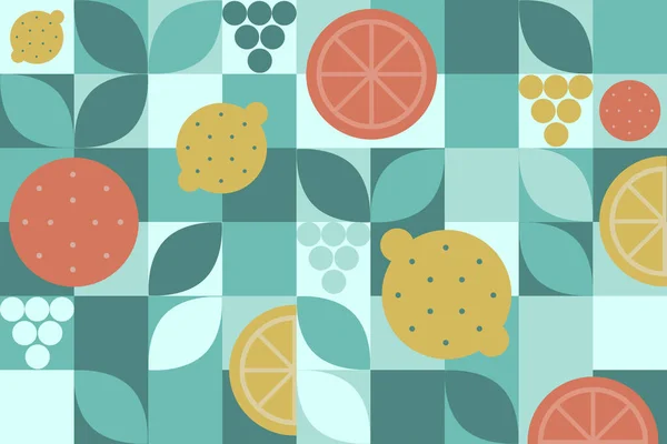 Abstract seamless vector flat pattern — Vettoriale Stock