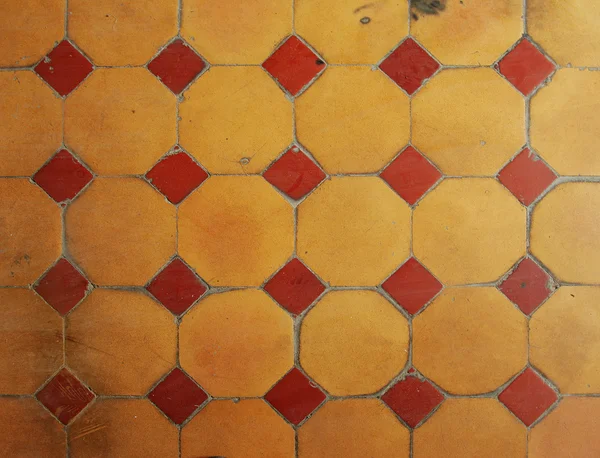 Παλιά κεραμικό πάτωμα υφή — Φωτογραφία Αρχείου