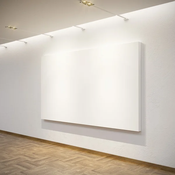 Blank picture in the gallery — Stock Photo, Image