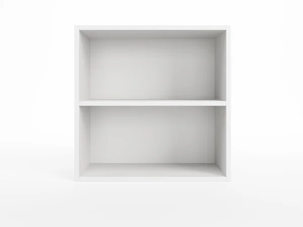白色书柜 — 图库照片