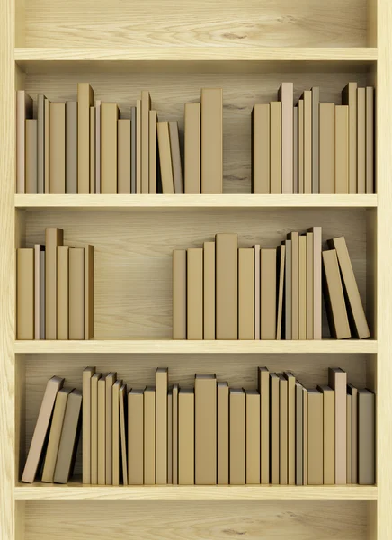 Libreria con libri — Foto Stock