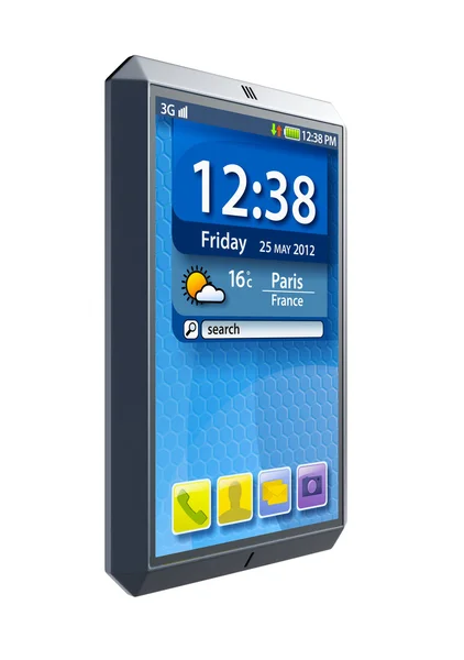 Modern touchscreen smartphone — Stock Photo, Image