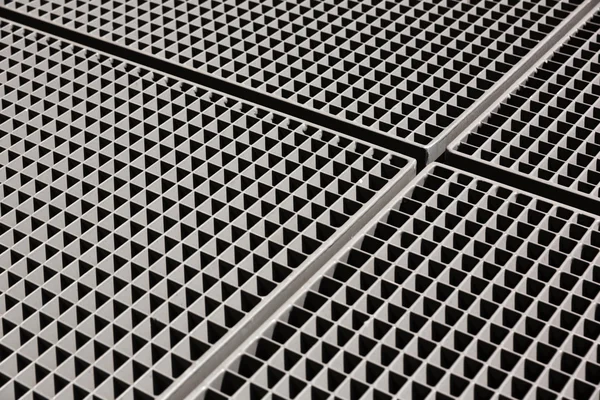 Metal grid backgound — Stock Photo, Image