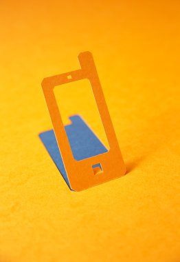 cep telefonu kağıt simgesi