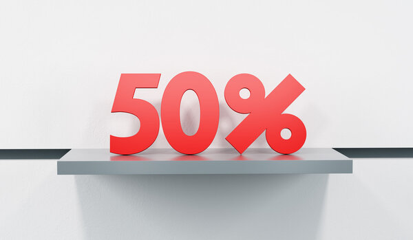 продажа на 50 процентов
