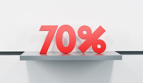 Venda a 70 por cento — Fotografia de Stock