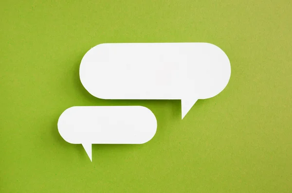 Paper speech bubble — Stock Photo, Image