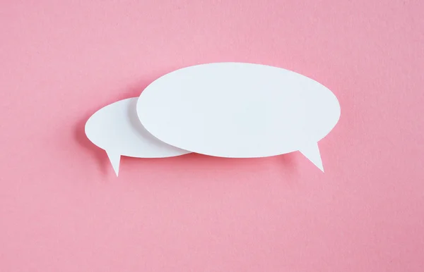 Paper speech bubble — Stock Photo, Image