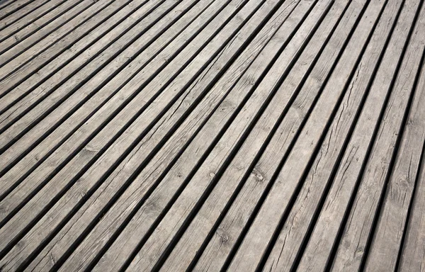 Antigua terraza de madera — Foto de Stock