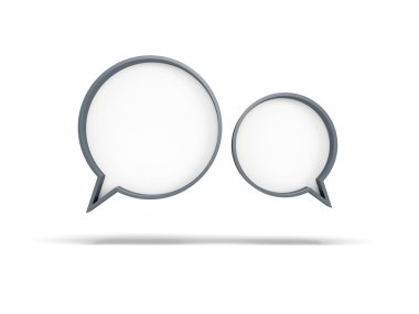 3D konuşma balonları