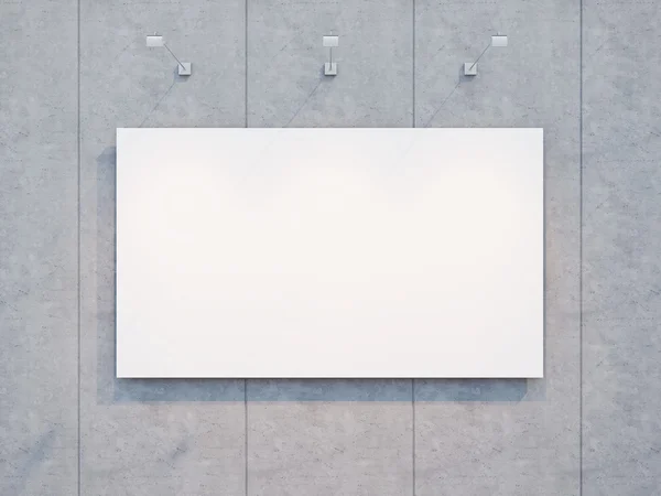 Blank billboard on the building — Stock Photo, Image