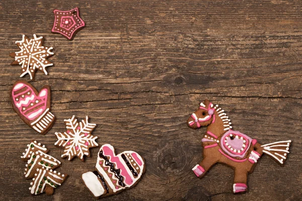 Pepparkakor cookies häst — Stockfoto