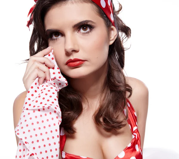 Pin-up girl. Estilo americano — Fotografia de Stock