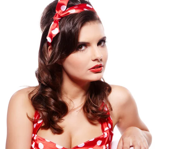 Pin-up girl. amerikansk stil — Stockfoto