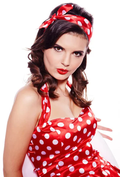 Pin-up girl. americký styl — Stock fotografie