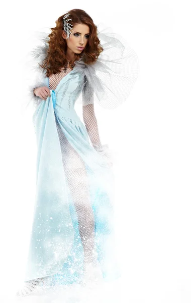 Fantasy winter queen — Stock Photo, Image